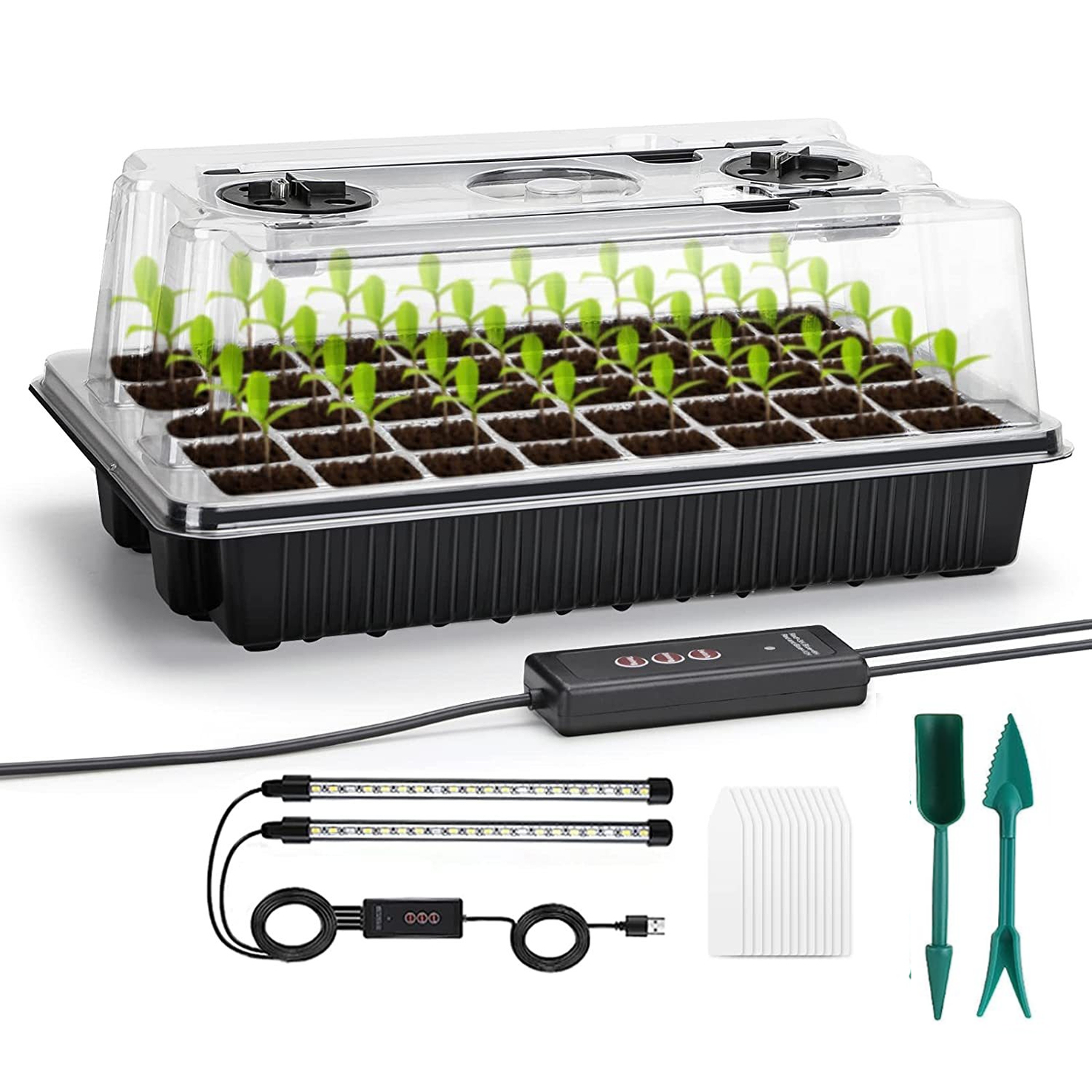 Smart Garden Domes - 1 Set, Seed Starter Trays With