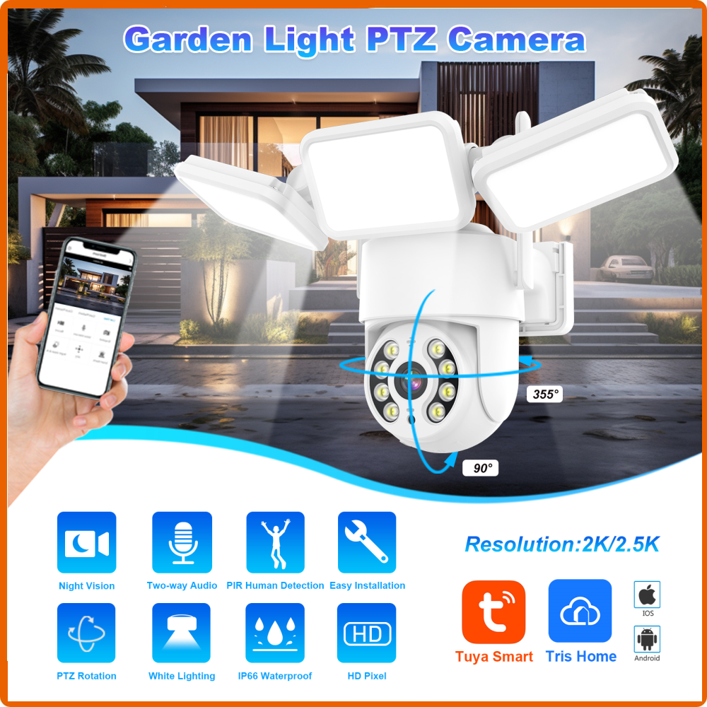 Smart Garden Domes - Garden Security Camera 4mp wireless WIFI