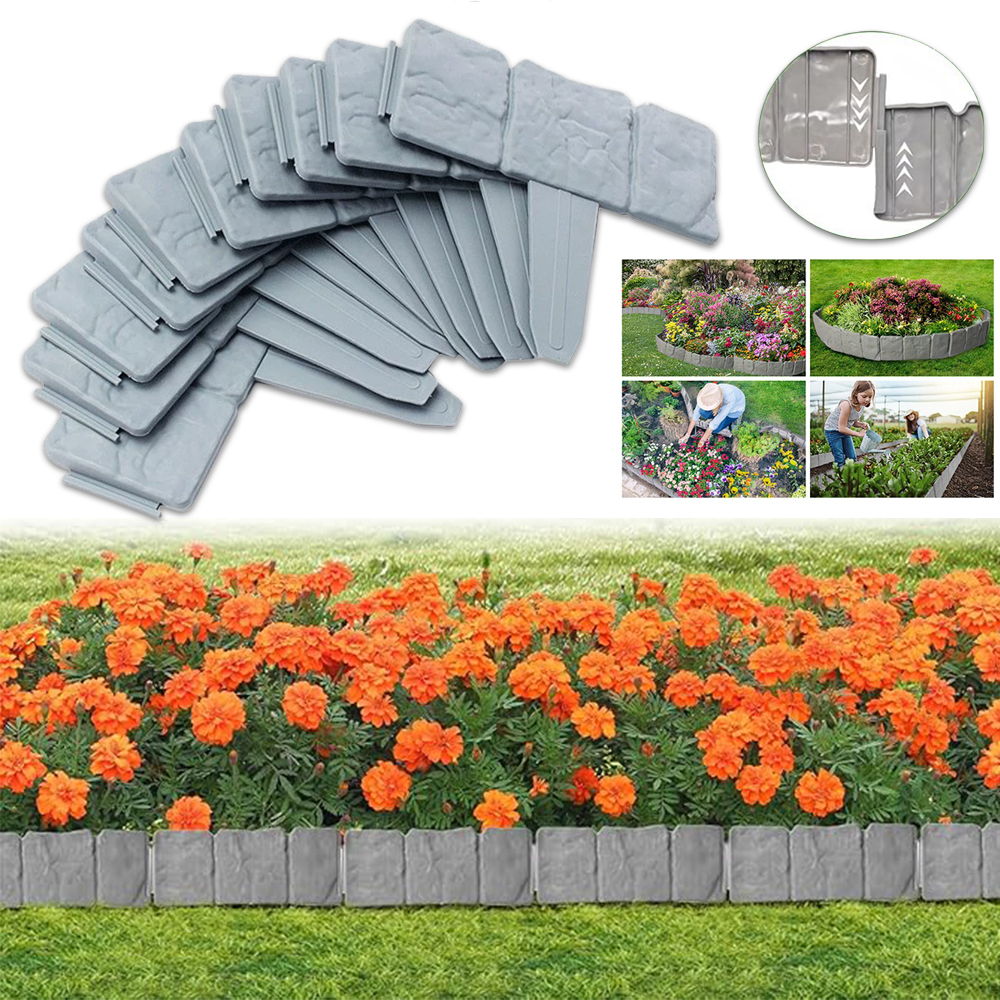 Smart Garden Edging - 10/20Pcs Garden Landscape Edging Borders No