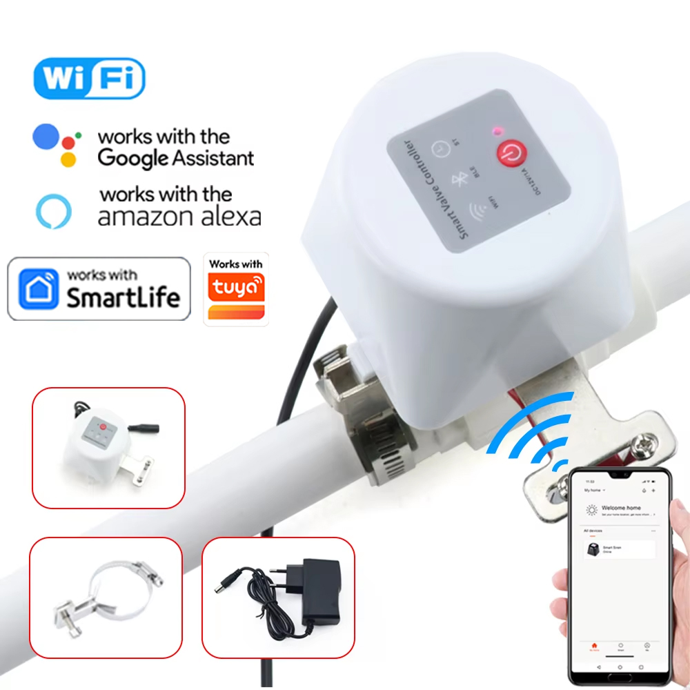 WiFi Water Valve Gas Shutoff   - Smart Garden Instructions ulasan dan harga
