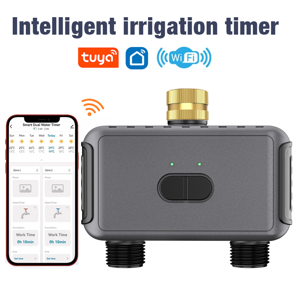 Wifi Automatic Water Timer Dua - Smart Garden Kitchen ulasan dan harga