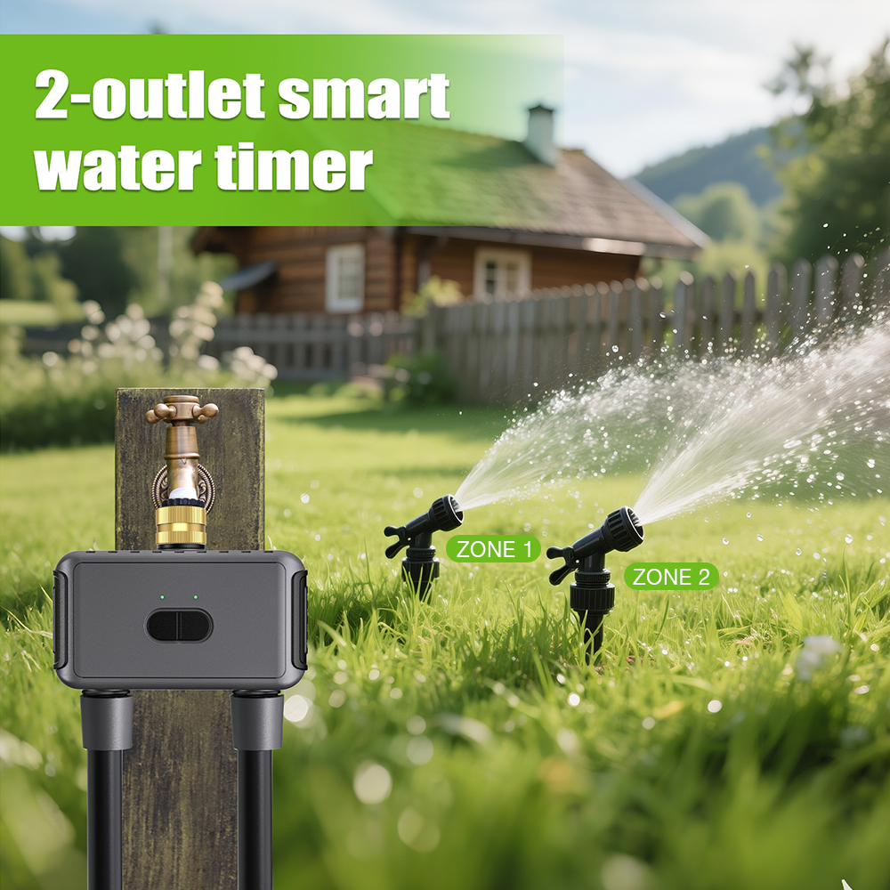 Wifi Automatic Water Timer Dua - Smart Garden Kitchen ulasan dan harga