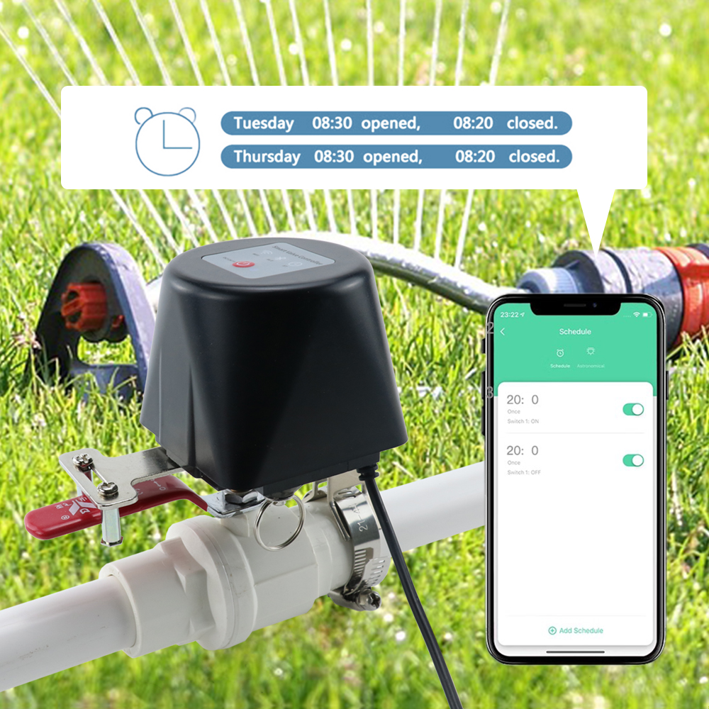 Tuya WiFi Water Valve Wireless - Smart Garden Instructions ulasan dan harga
