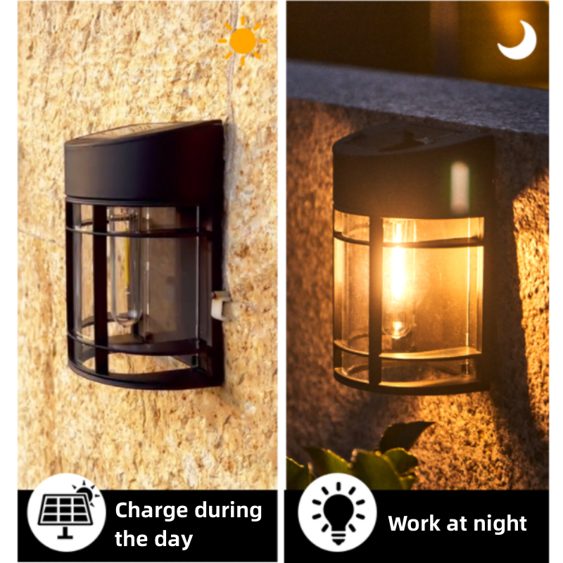 LED Solar Garden Light Outdoor - Smart Garden Fence & Balcony Hanging Planter ulasan dan harga