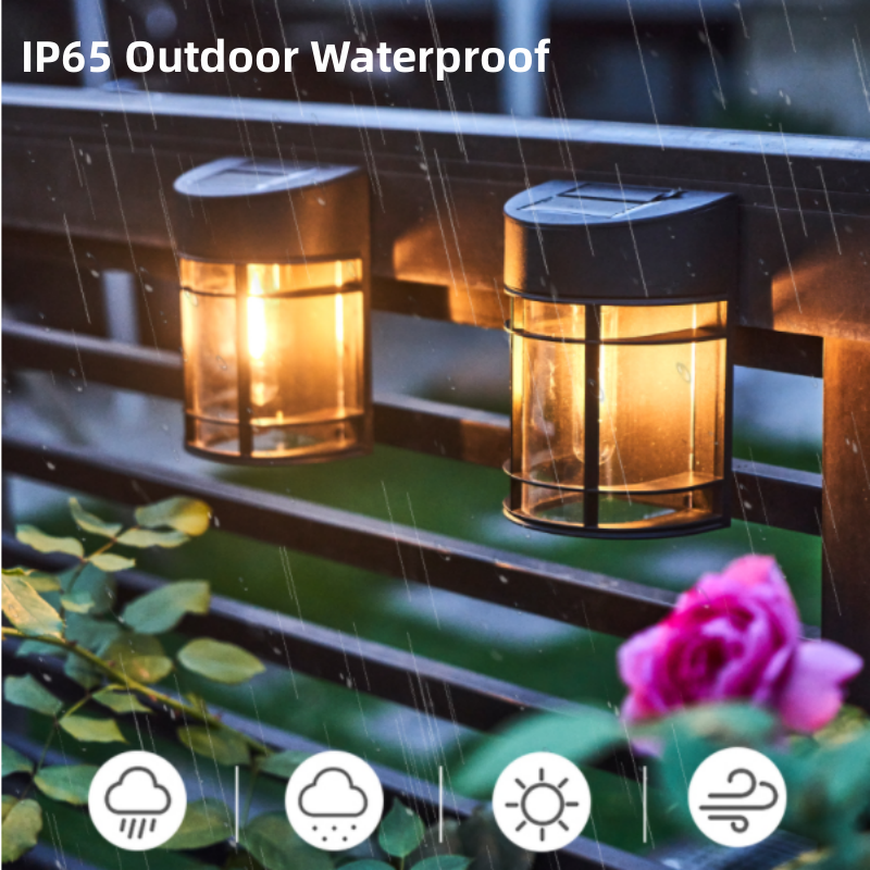 LED Solar Garden Light Outdoor - Smart Garden Fence & Balcony Hanging Planter ulasan dan harga