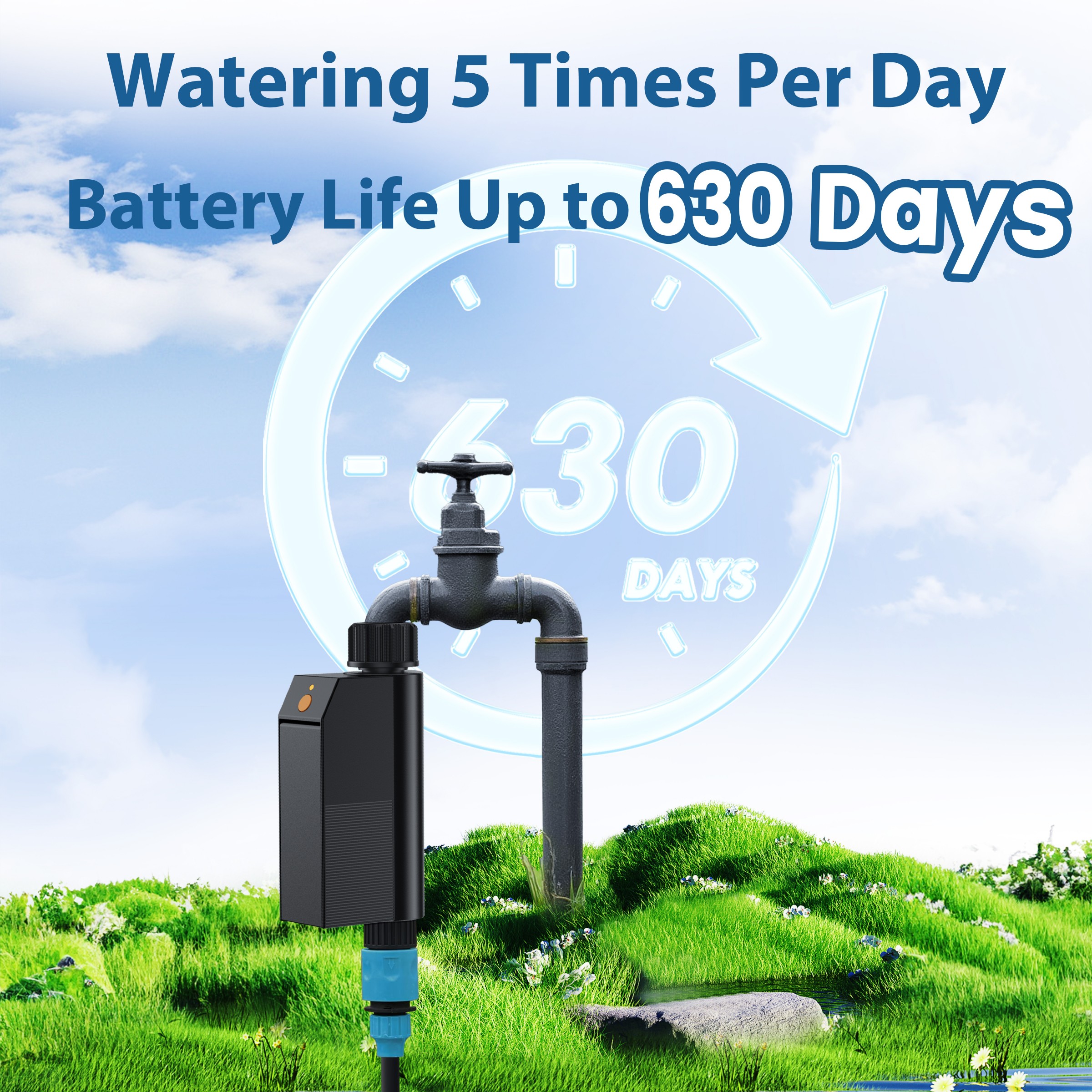 GIRIER Tuya Smart Water Timer  - Smart Garden Kitchen ulasan dan harga