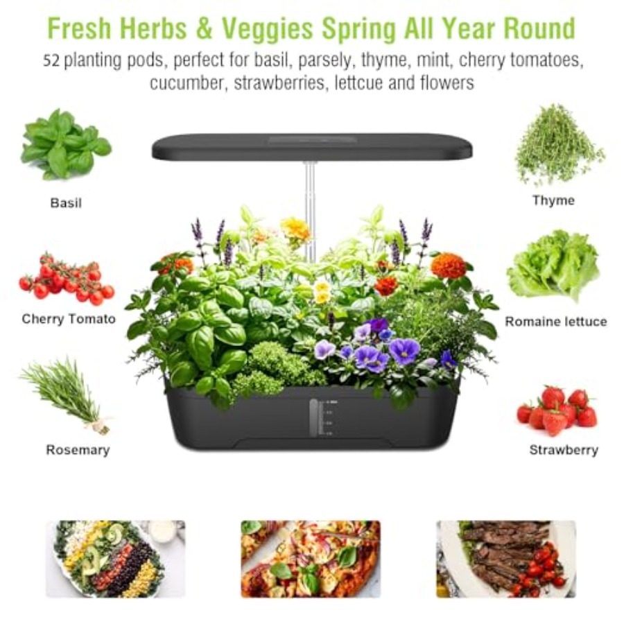 52 Pods Hydroponics Growing Sy - Smart Garden Herb ulasan dan harga