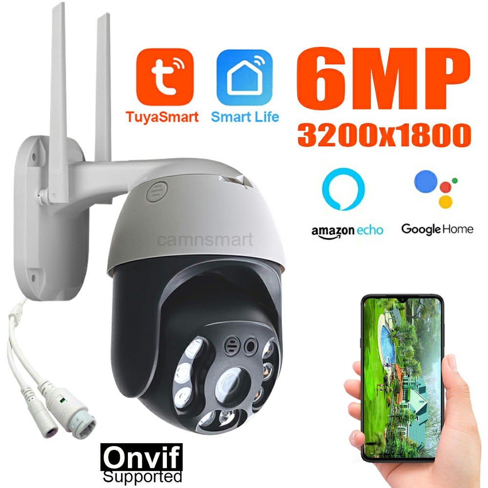 6MP Tuya WIFI Camera Security  - Smart Garden Domes ulasan dan harga