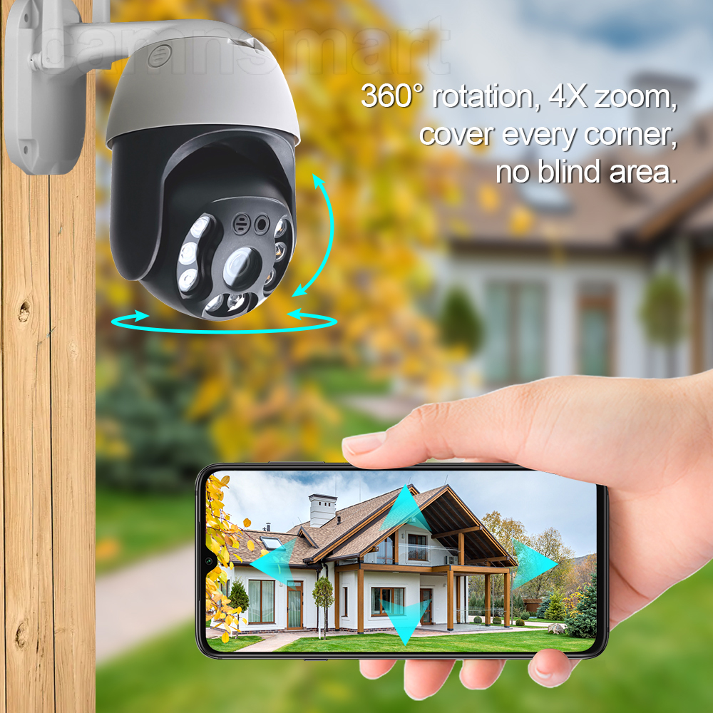 6MP Tuya WIFI Camera Security  - Smart Garden Domes ulasan dan harga