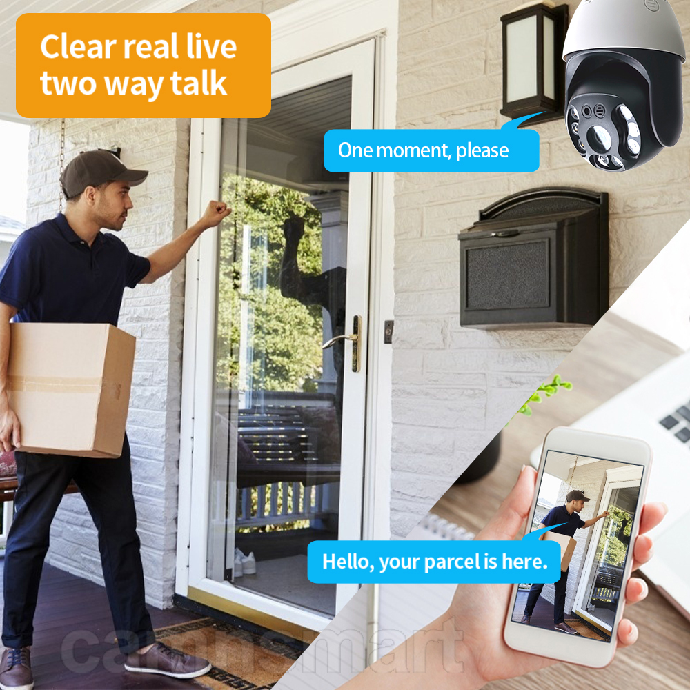 6MP Tuya WIFI Camera Security  - Smart Garden Domes ulasan dan harga