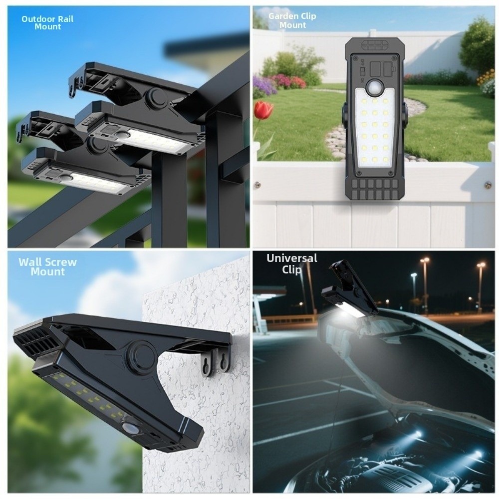 Clip On Solar Clip-on Lamp Sma - Smart Garden Fence & Balcony Hanging Planter ulasan dan harga