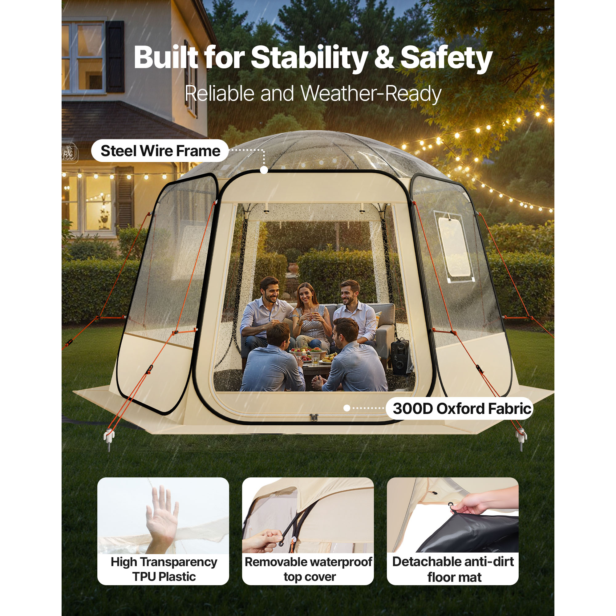 SucceBuy Pop up Bubble Tent Wa - Smart Garden Domes ulasan dan harga