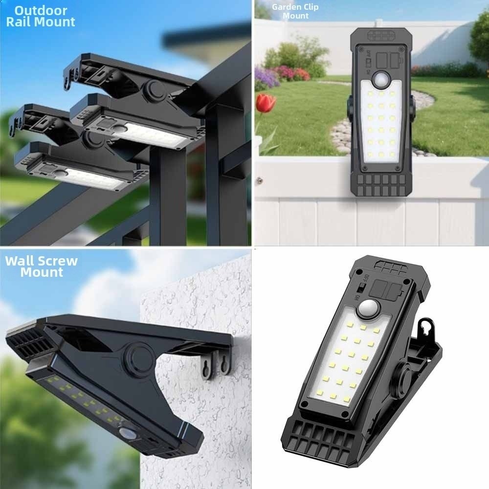 Portable Clip On Solar Clip-on - Smart Garden Fence & Balcony Hanging Planter ulasan dan harga
