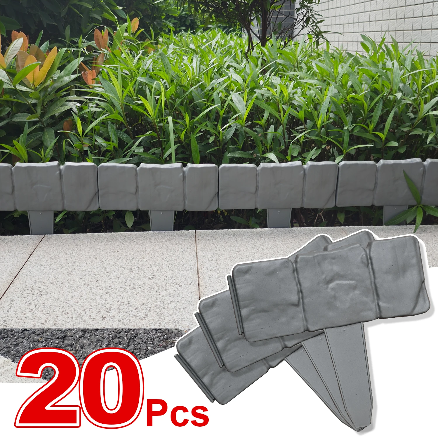 20/10pcs Plastic Garden Edging - Smart Garden Edging ulasan dan harga