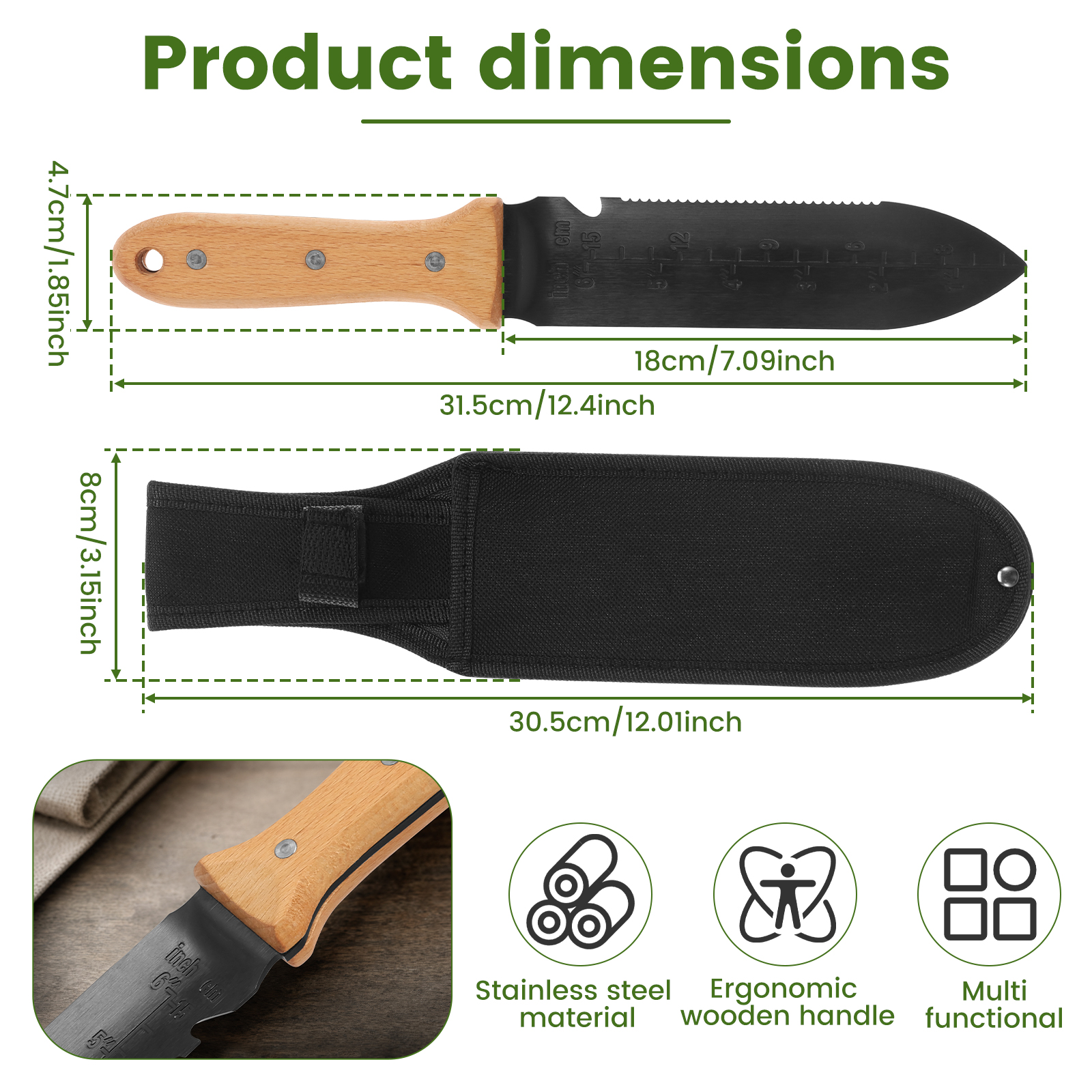 Stainless Steel Soil Shovel We - Smart Garden Edging ulasan dan harga