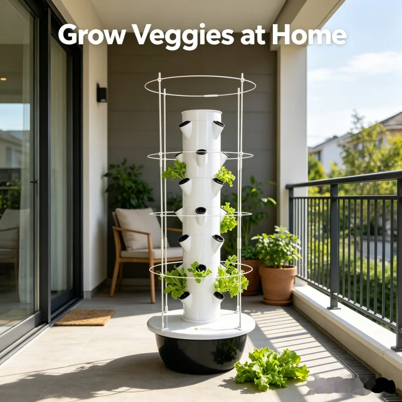 Smart Vertical Hydroponic Towe - Smart Garden Herb ulasan dan harga