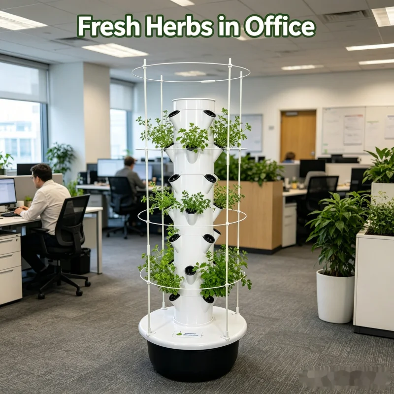 Smart Vertical Hydroponic Towe - Smart Garden Herb ulasan dan harga