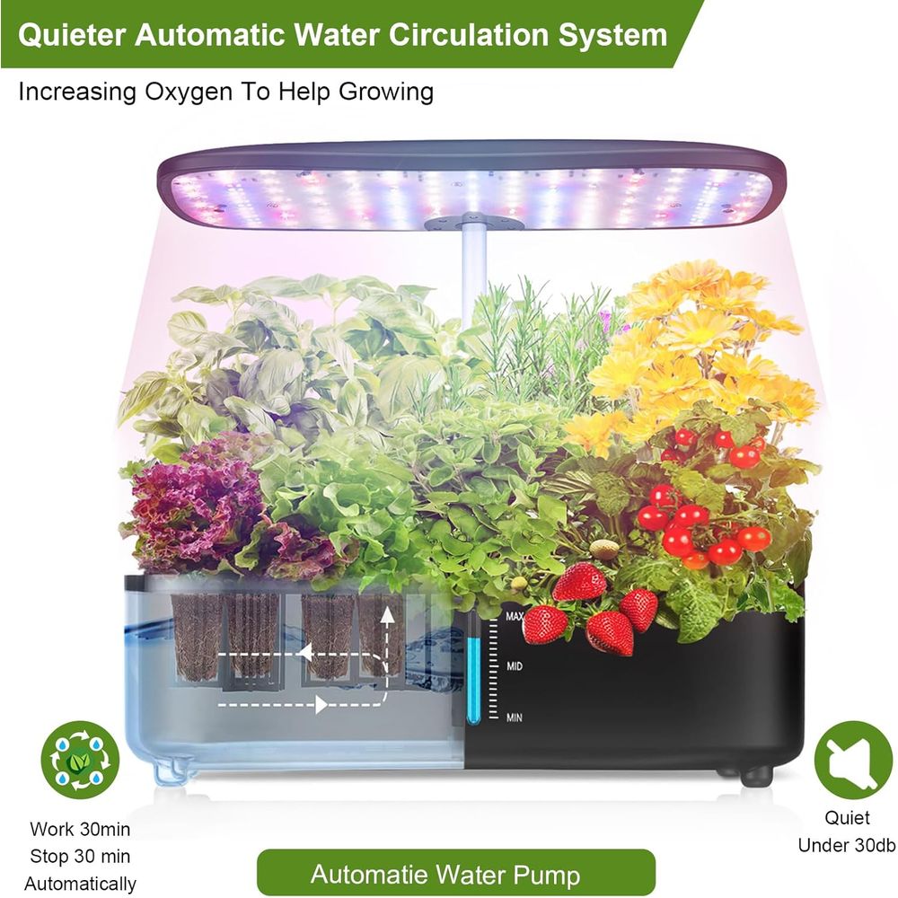 Indoor Hydroponic Herb Garden  - Smart Garden Herb ulasan dan harga