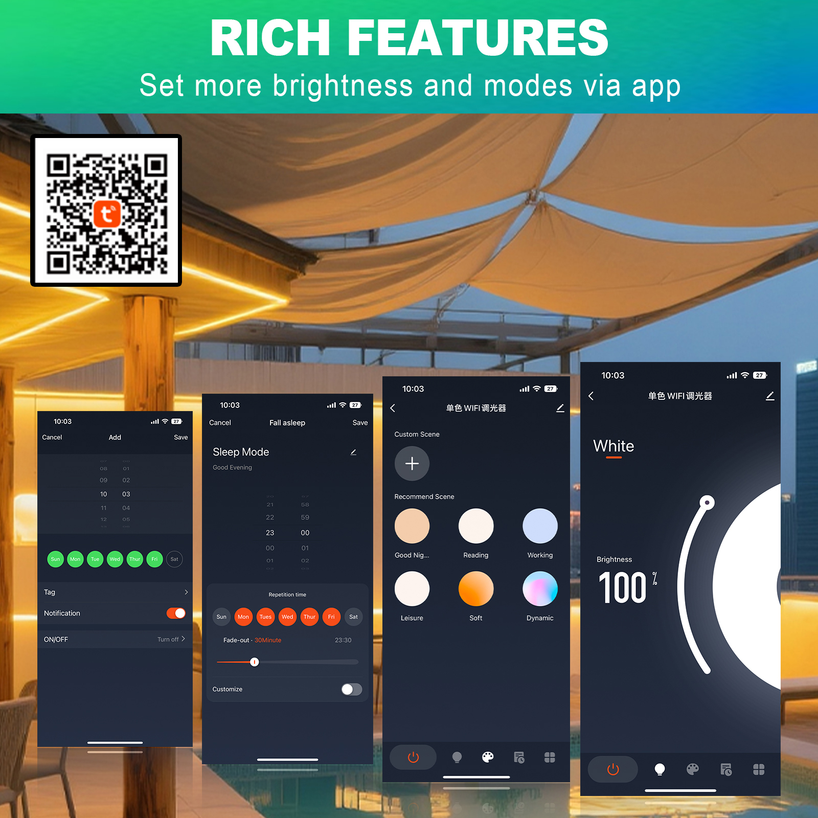 Tuya WiFi Smart Dimmable AC 22 - Smart Garden Amazon ulasan dan harga