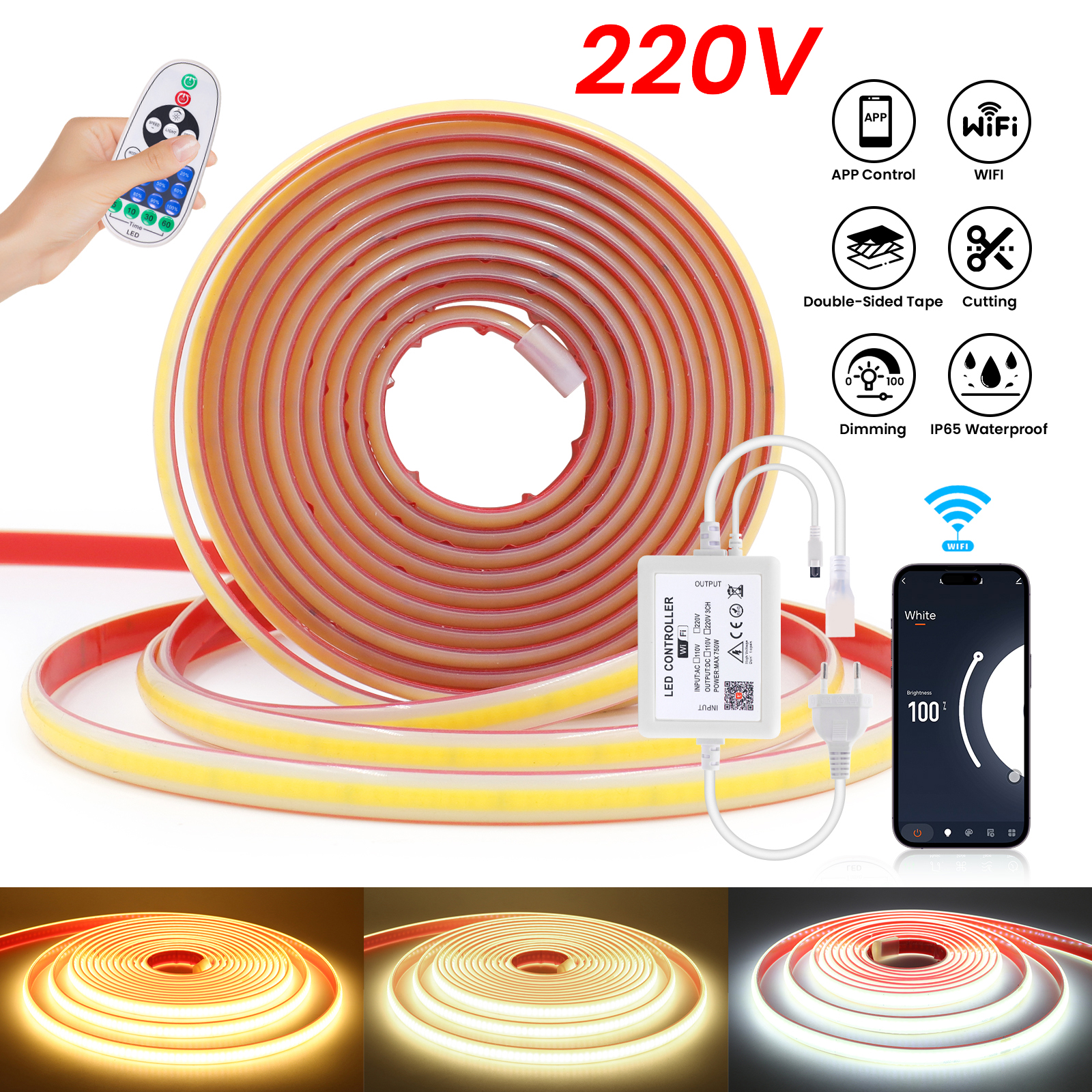 Tuya WiFi Smart Dimmable AC 22 - Smart Garden Amazon ulasan dan harga