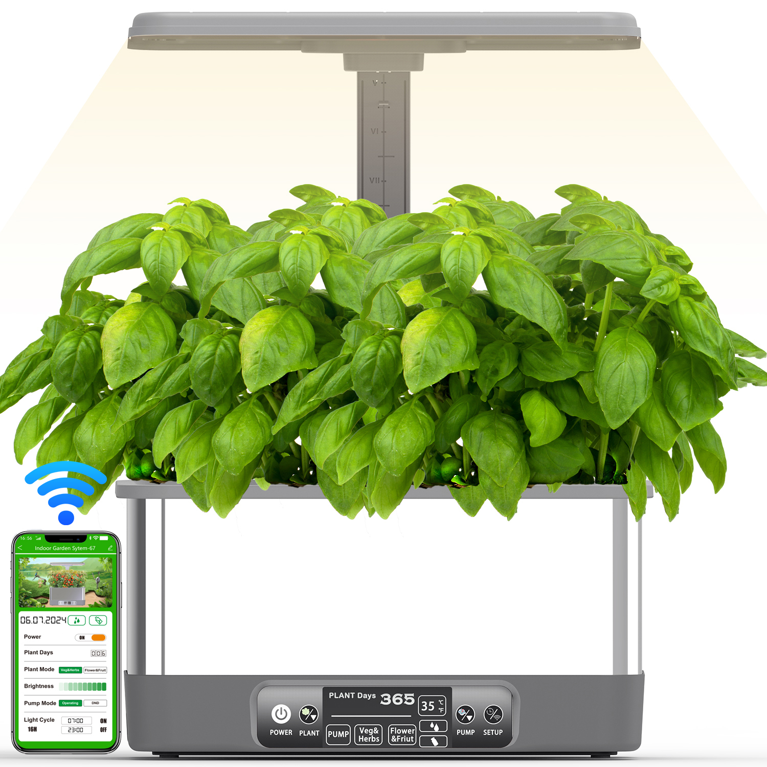 Hydroponics Growing System Kit - Smart Garden Herb ulasan dan harga