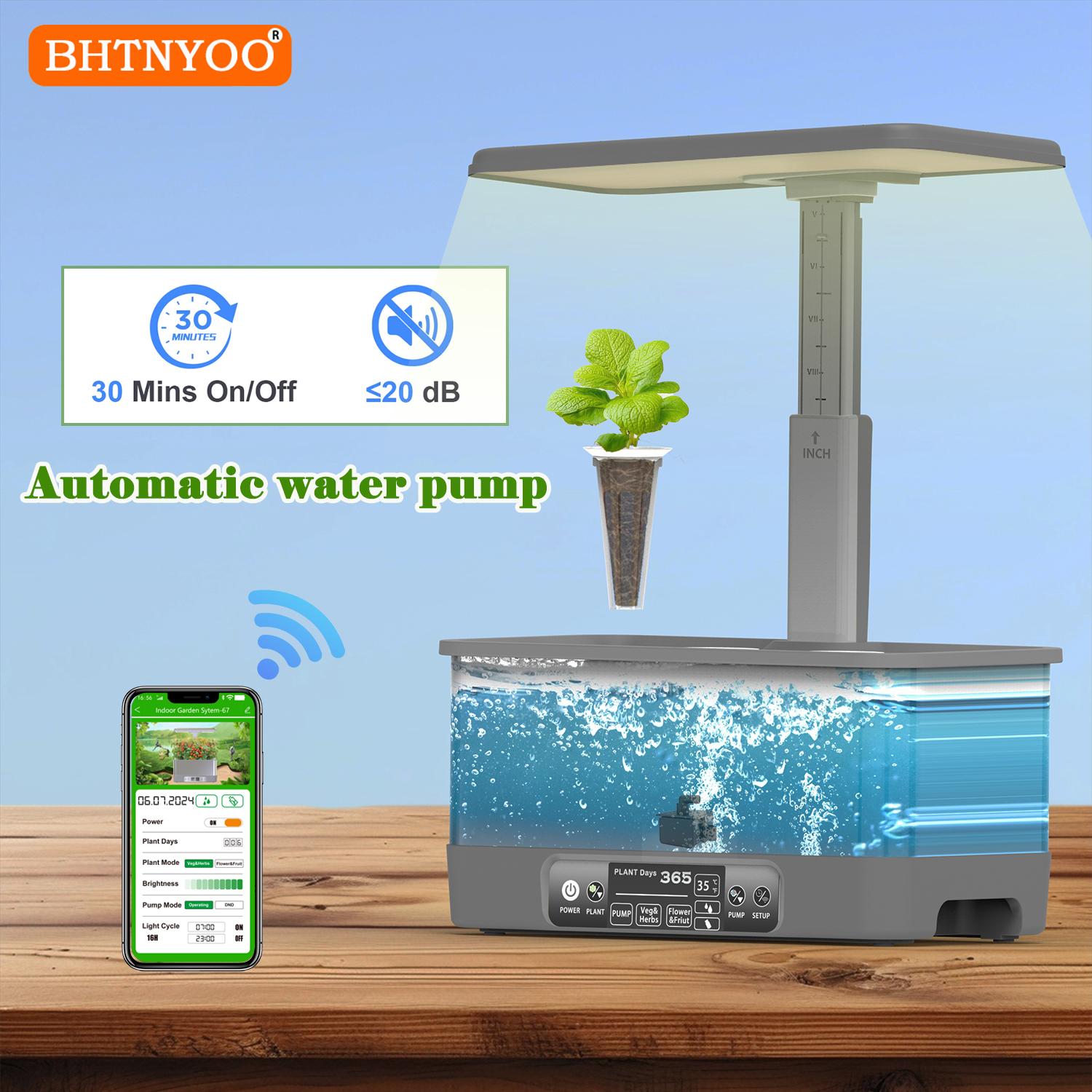 Hydroponics Growing System Kit - Smart Garden Herb ulasan dan harga