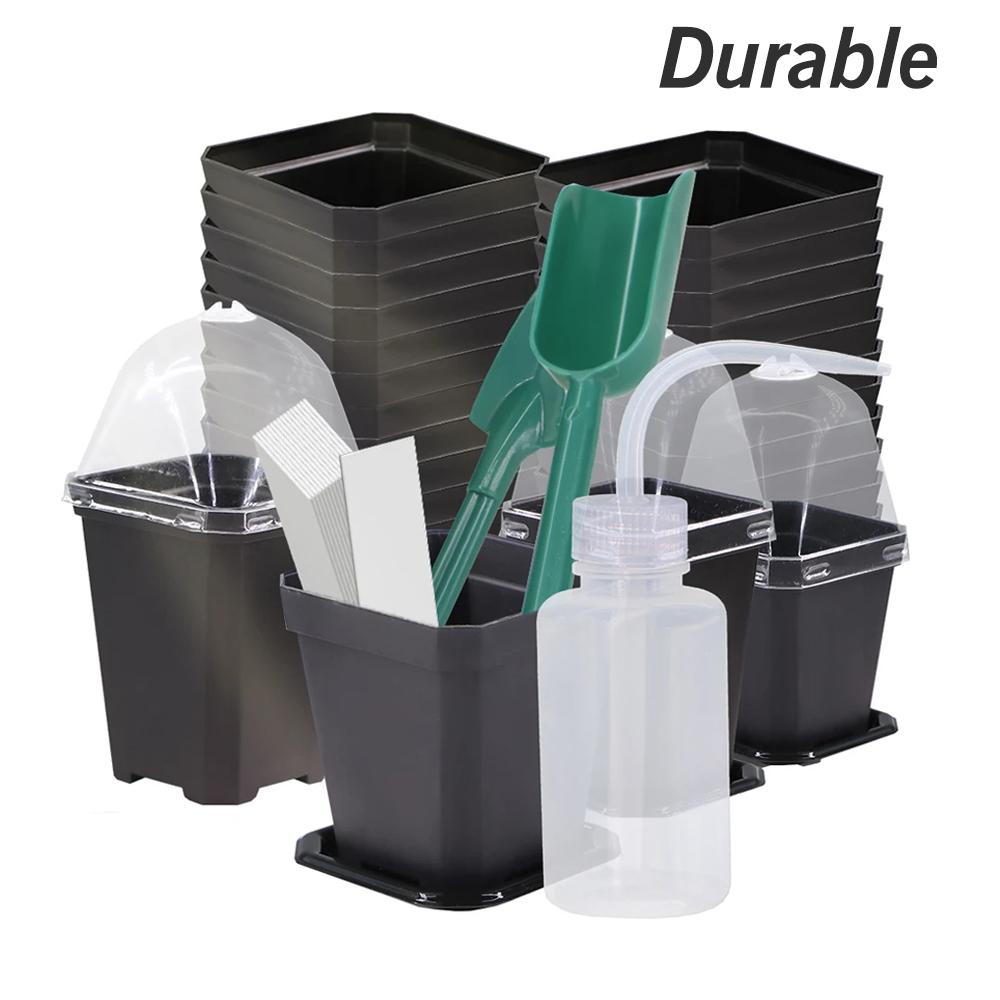Sturdy Black Planter Pots with - Smart Garden Domes ulasan dan harga