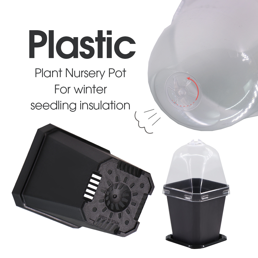 Sturdy Black Planter Pots with - Smart Garden Domes ulasan dan harga