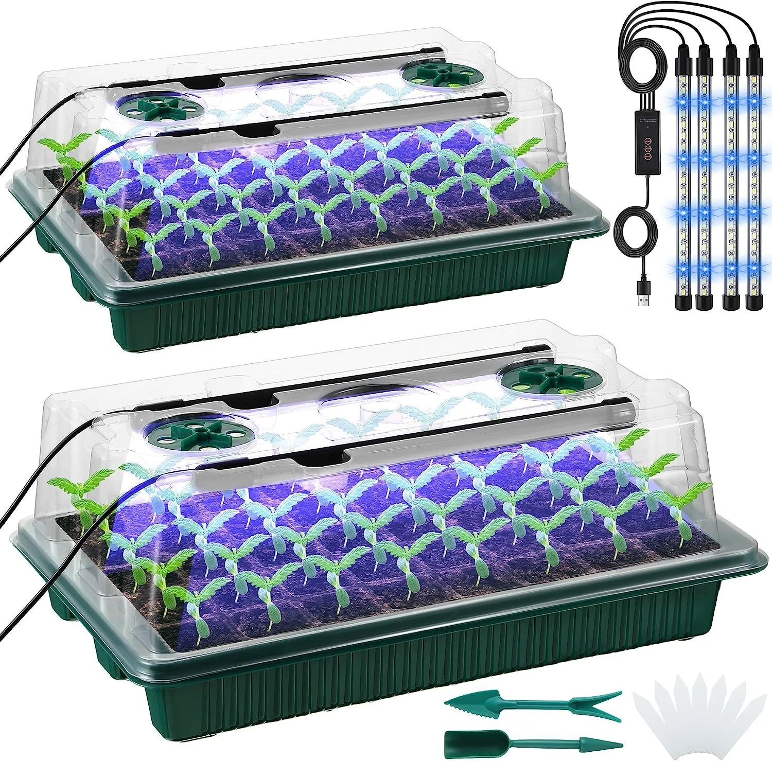 2 Packs, Seed Starter Trays Wi - Smart Garden Domes ulasan dan harga