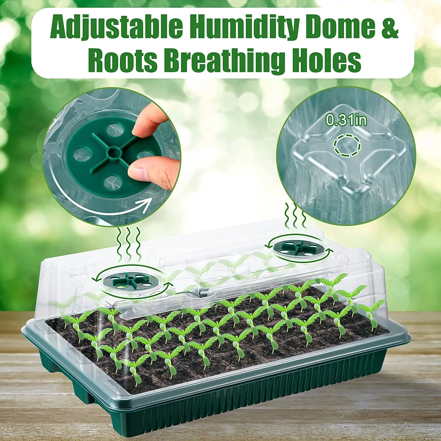 2 Packs, Seed Starter Trays Wi - Smart Garden Domes ulasan dan harga