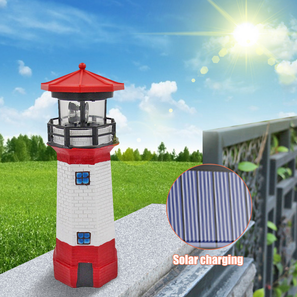 Lighthouse Shape Solar LED Lig - Smart Garden Fence & Balcony Hanging Planter ulasan dan harga