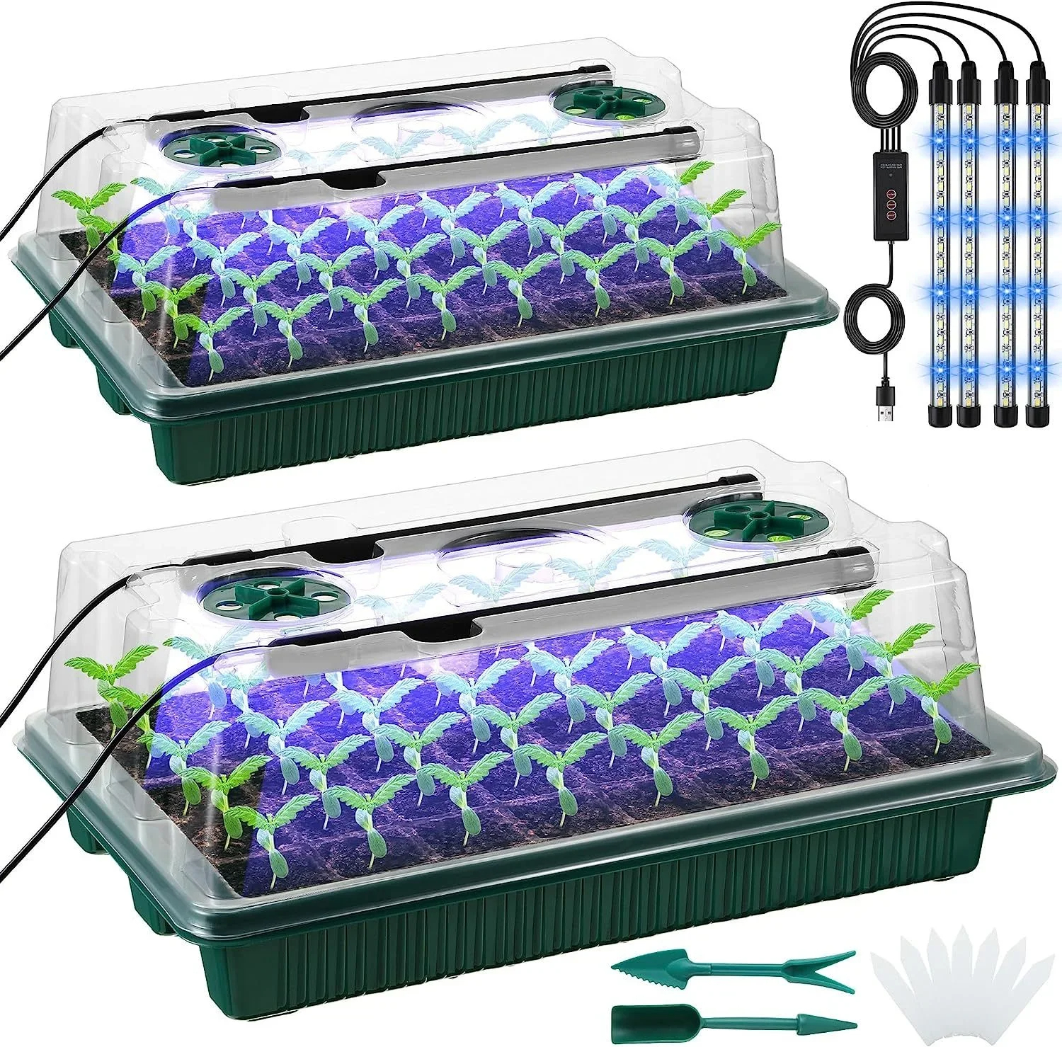 2 Packs, Seed Starter Trays Wi - Smart Garden Domes ulasan dan harga
