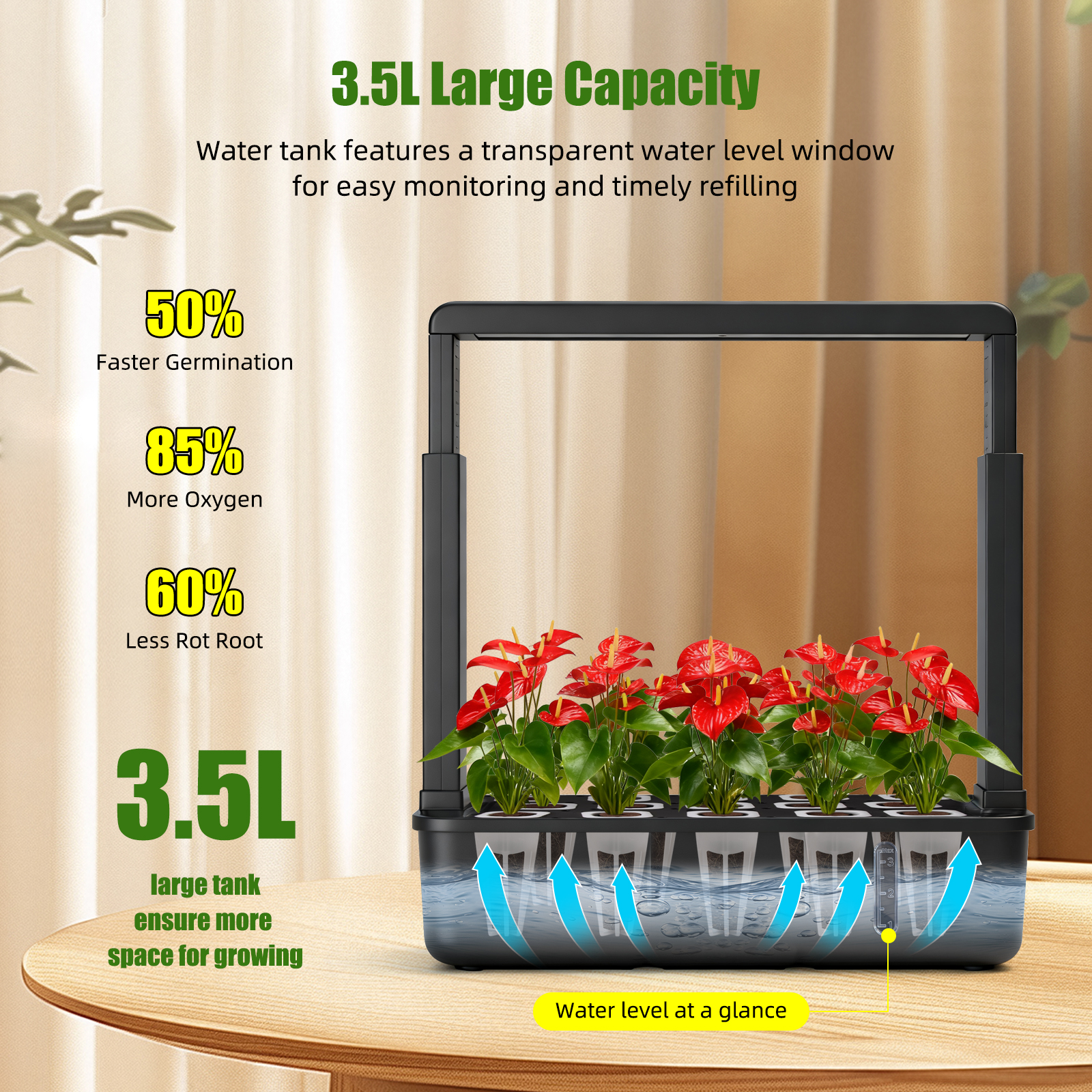 【Hot】15-Pods Indoor Hydroponic - Smart Garden Herb ulasan dan harga