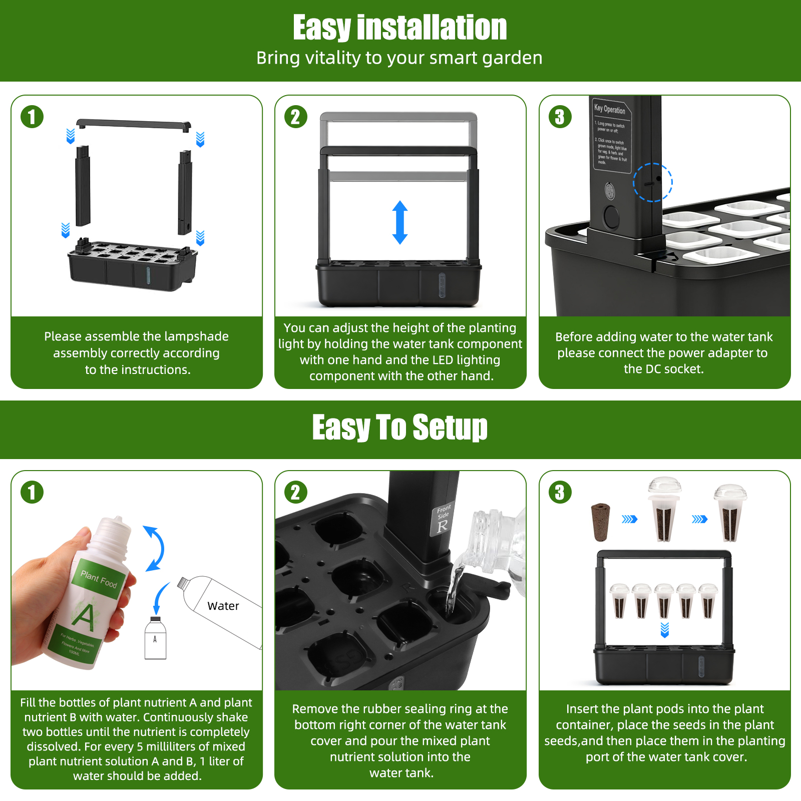 【Hot】15-Pods Indoor Hydroponic - Smart Garden Herb ulasan dan harga