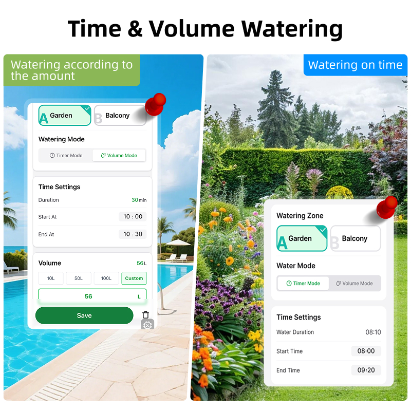 WiFi Water Timer 2 Zone Solar  - Smart Garden Kitchen ulasan dan harga