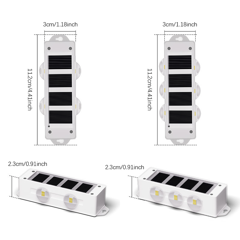Pop 4Pcs Solar Wall Lights Wit - Smart Garden Fence & Balcony Hanging Planter ulasan dan harga